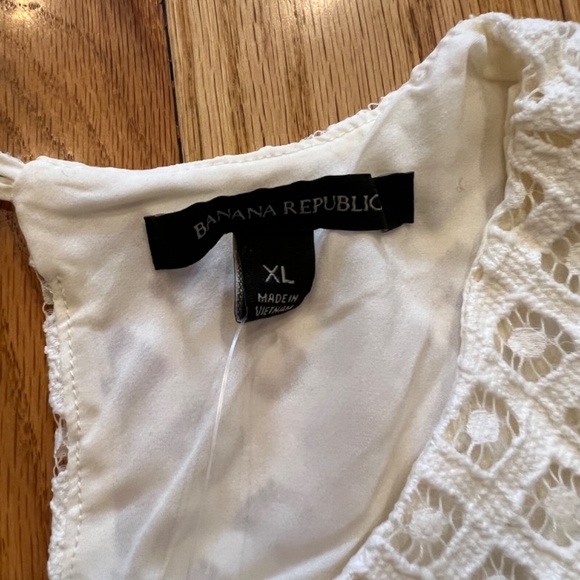 Banana Republic White Sleeveless Blouse - Picture 6 of 8